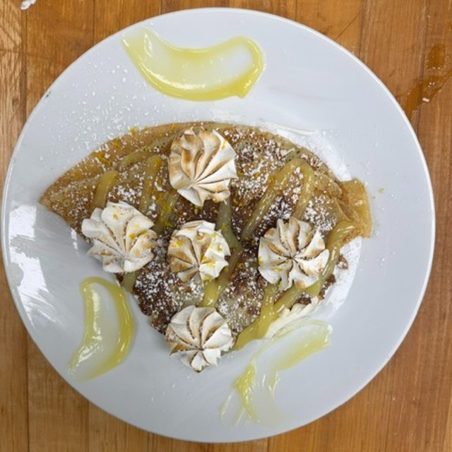 Crepe Lemon Meringue.