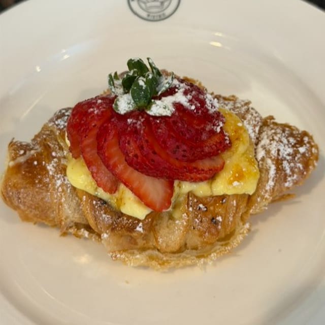 Creme brulee croissant.